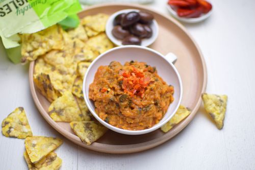 Zaalouk – Marokkanischer Dip aus Auberginen und Tomaten