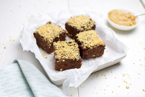 Brownies met zoete aardappel