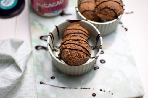 Helado vegano de chocolate. ¡Listo en 10 minutos!