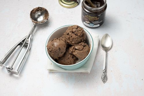 Helado vegano de chocolate