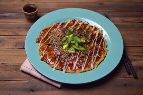 Okonomiyaki: Japanese savory pancake