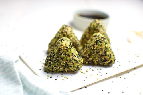 Onigiri with furikake