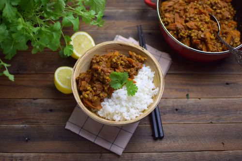 Curry de haricots mungo