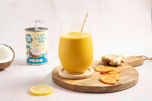 Smoothie carotte, gingembre et curcuma