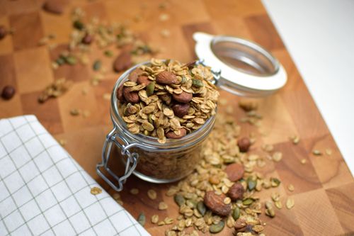 Granola with nuts