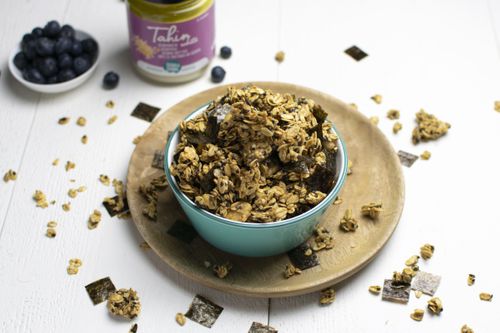 Müsli mit Tahin und Miso