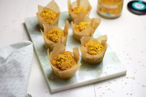 Ontbijtmuffins met wortel