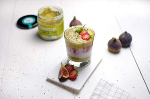 Matcha chia pudding