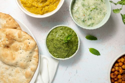 Groene chutney (Indiase dip)