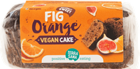 Vegan cake figue orange