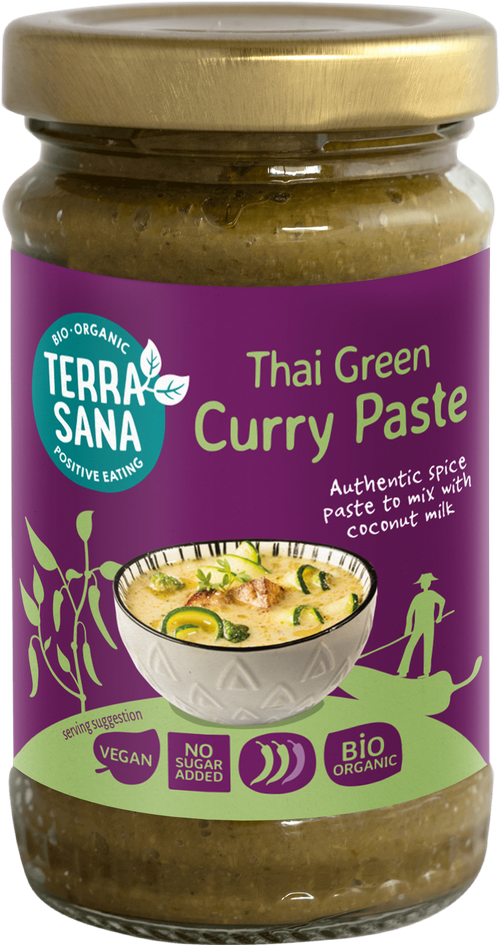 Blauwdruk Opera expositie Thaise groene currypasta - Aziatische keuken - Currypasta | TerraSana  positive eating