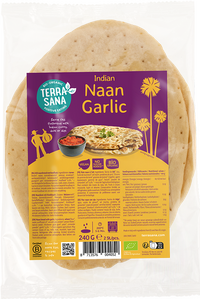 Indisches Naan Knoblauch