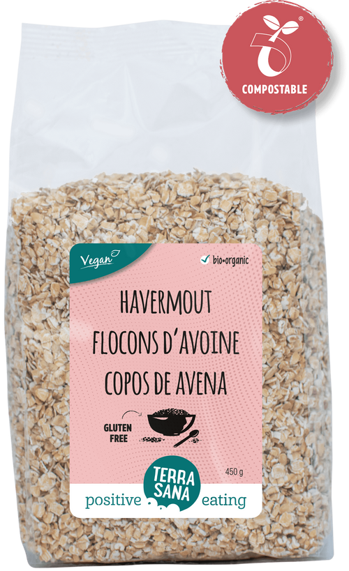 Glutenfree Rolled Oats Basic ingredients Breakfast cereals Terrasana Positive Eating