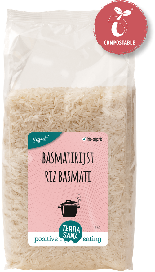Riz basmati blanc Les basiques Riz & céréales Terrasana Positive