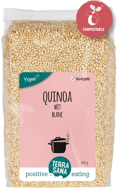 Quinoa Wit Basisingredienten Rijst Granen Terrasana Positive Eating