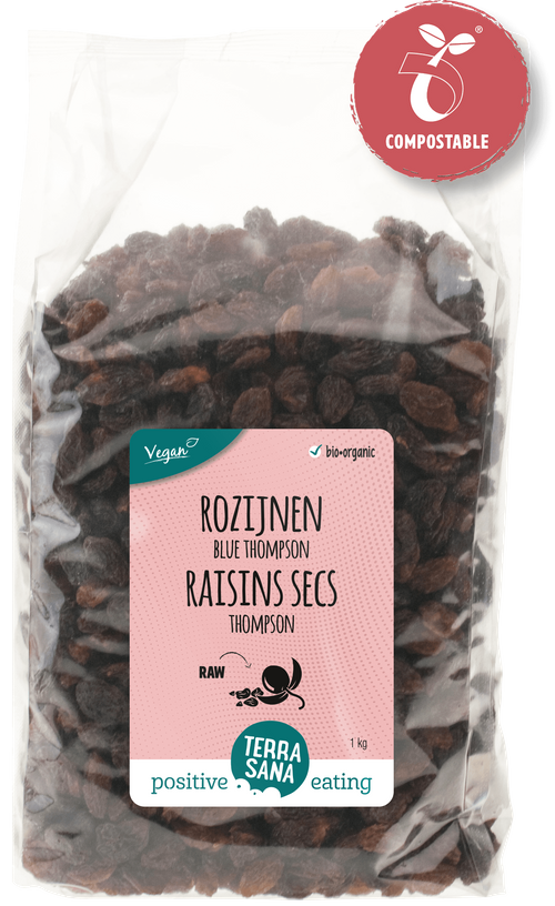 Raisins secs Thompson Les basiques Fruits séchés Terrasana Positive Eating
