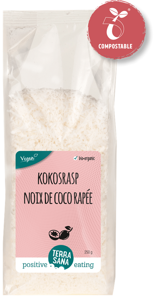 Grated Coconut Basic ingredients Dried fruits Terrasana Positive