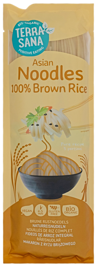 Fideos de arroz integral 100%