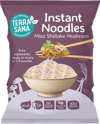 Instant noodles miso shiitake mushroom