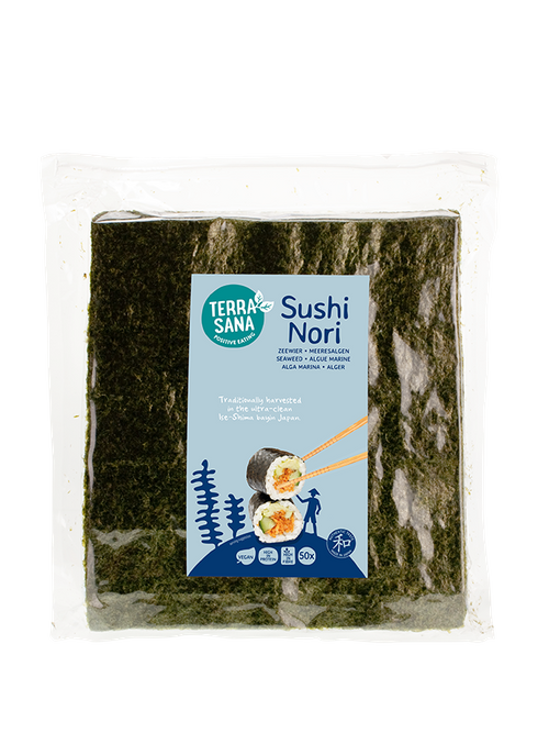 Sushi Nori Seaweed | Lab Tested | South Korean | Top Grade | 50 Sheets 125g  | Resealable | UK Company