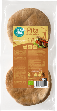 Pan pita integral de trigo