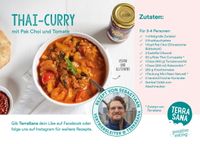 Rezeptkarte A6 Rotes Thai-Curry (Sebastiaan Krouwel) Deutsch