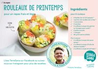 Fiche recette A6 Rouleaux de printemps (Luuks Kitchen) Français