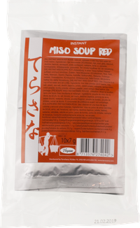 Sopa instantánea de Miso Rojo